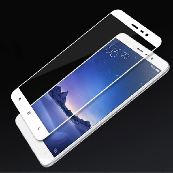 3x 3D tvrzené sklo s rámečkem pro Xiaomi Redmi Note 3 Pro LTE Global SE - bílé - 2+1 zdarma