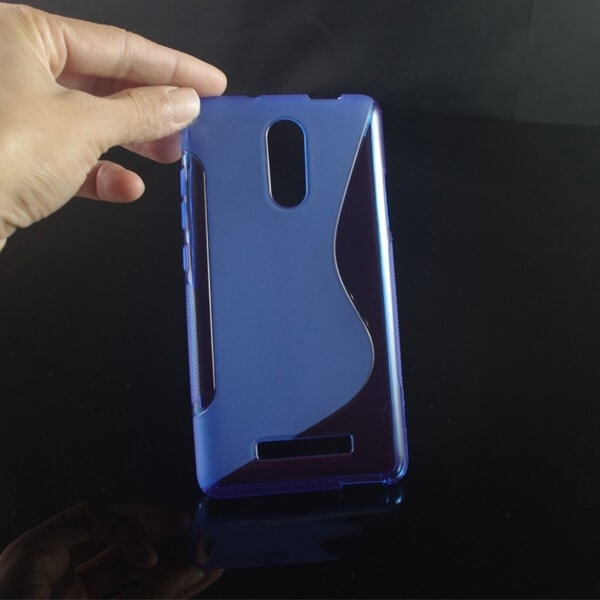 Silikonový ochranný obal S-line pro Xiaomi Redmi Note 3 Pro - modrý